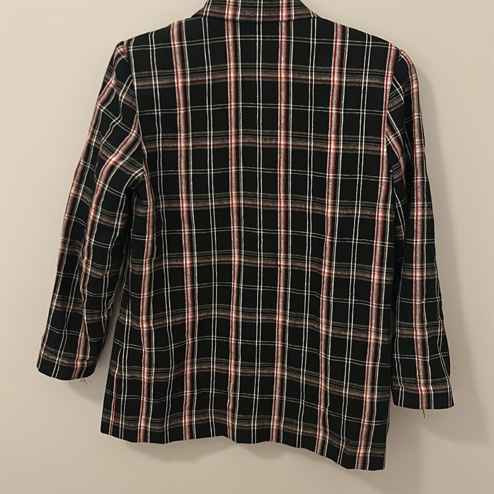 Vintage Requirements Plaid Blazer size 8 petite! - Picture 10 of 10
